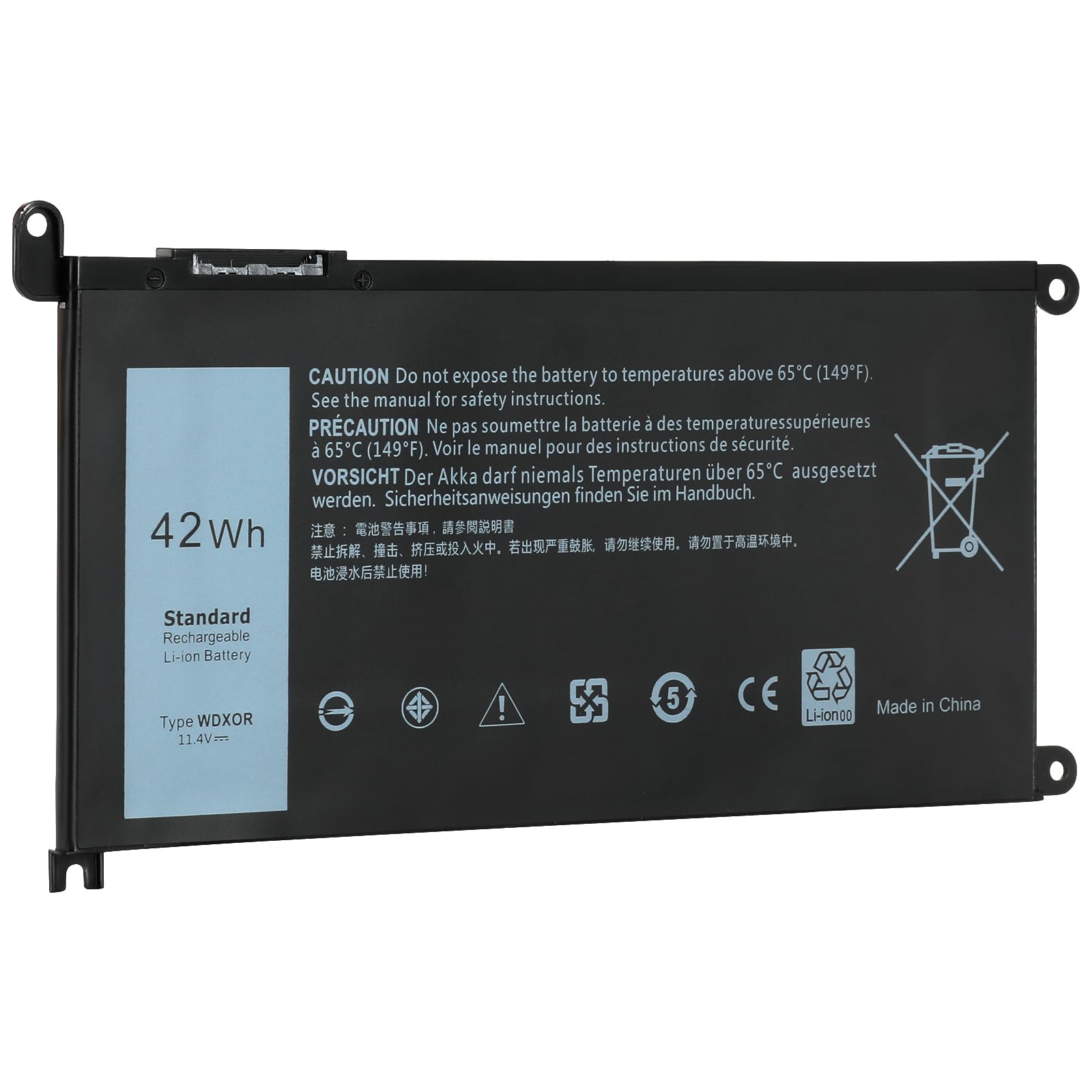 42WH WDX0R Replacement Laptop Battery for Dell