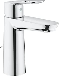 Grohe Bauloop 23762000 Washbasin Tap Fitting M Size With Pull Rod Medium Amazon Com