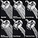 HeadMaster® Best High Pressure Luxury Rainfall Massage Fixed Shower head with 6 Spray Settings, Adjustable Swivel Joint and Teflon Tape, Polished Chrome Finish