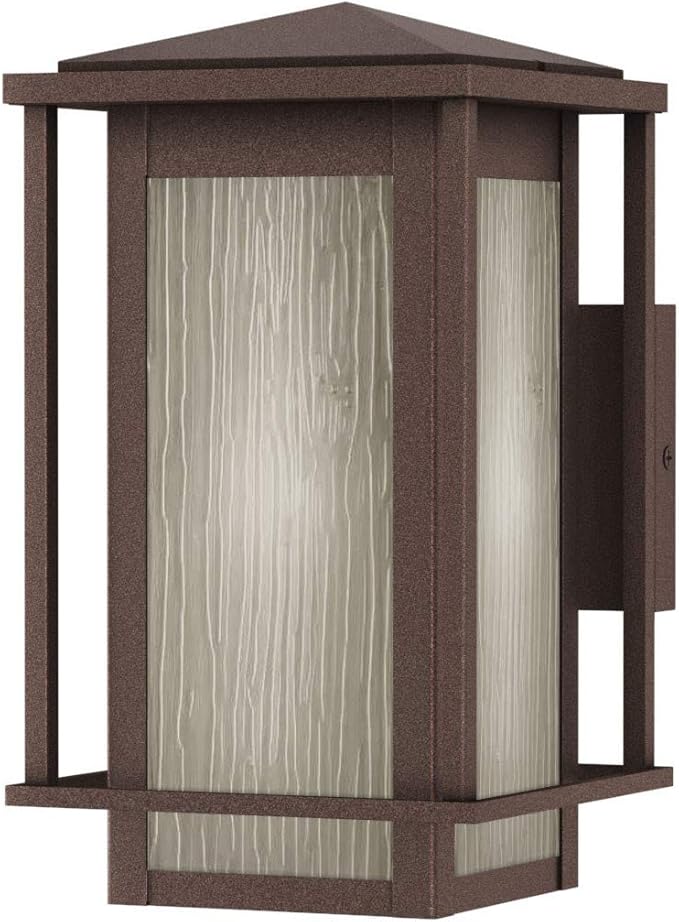 Miseno Swanton Lámpara de pared para exteriores de 15 pulgadas de alto