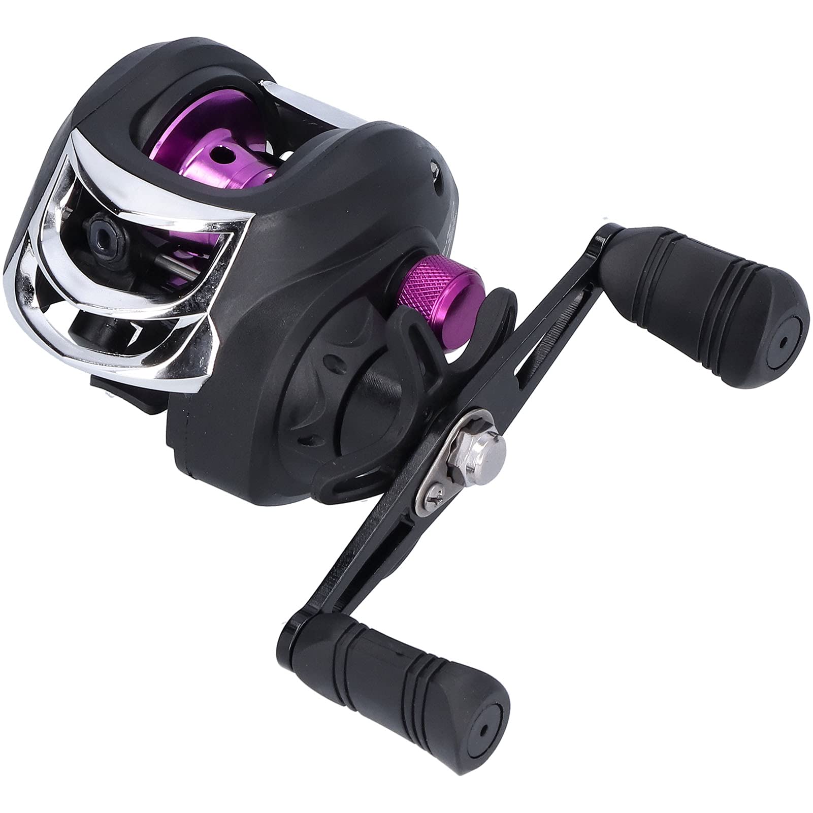 Baitcasting Reel 17+1 Bearing 7.2:1 Baitcasters Spinning Reel Strong Corrosion Resistance Saltwater Baitcasting Reel(Left hand)