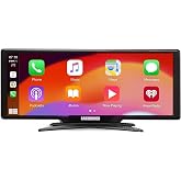 Car and Driver Intellidash Pro X10 Wireless Apple CarPlay, Android Display | 10" Touch Screen, Backup Camera Compatible, Hands-Free Phone Access, Plug &amp; Play 12V Mount, FM/AUX Car Radio, GPS Navigation