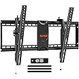 ELIVED TV Wall Mount for Most 37-75 Inch TVs, Max Load Capacity 120 lbs. Tilting TV Mount with Level Adjustment, TV Brackets for Wall Mount Max VESA 600x400mm, Fits 16-24 Inch Studs.