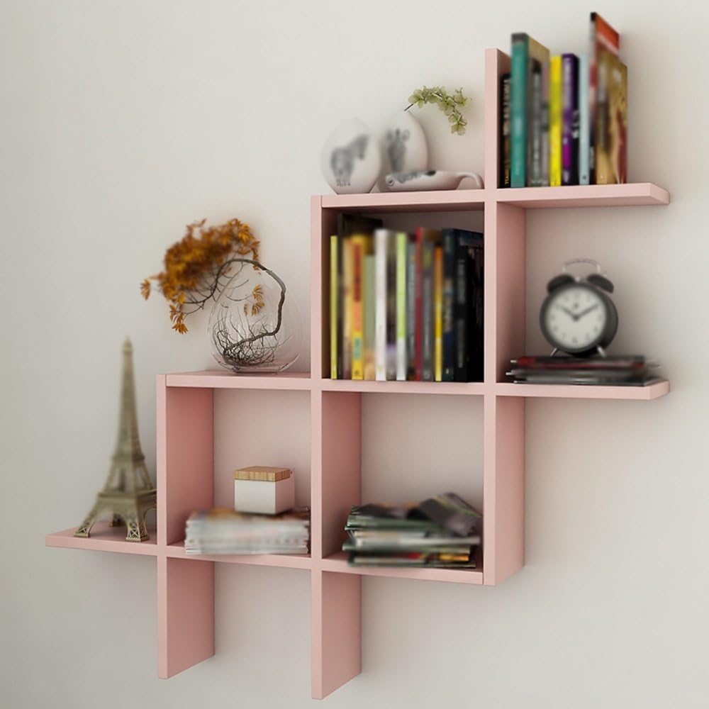 Living room Wall shelf/shelf Bedroom wall rack/wall shelf/multi-function Shelf/bedroom shelf/multi-wall wall-mounted shelf/a variety of colors /(75 * 75cm)