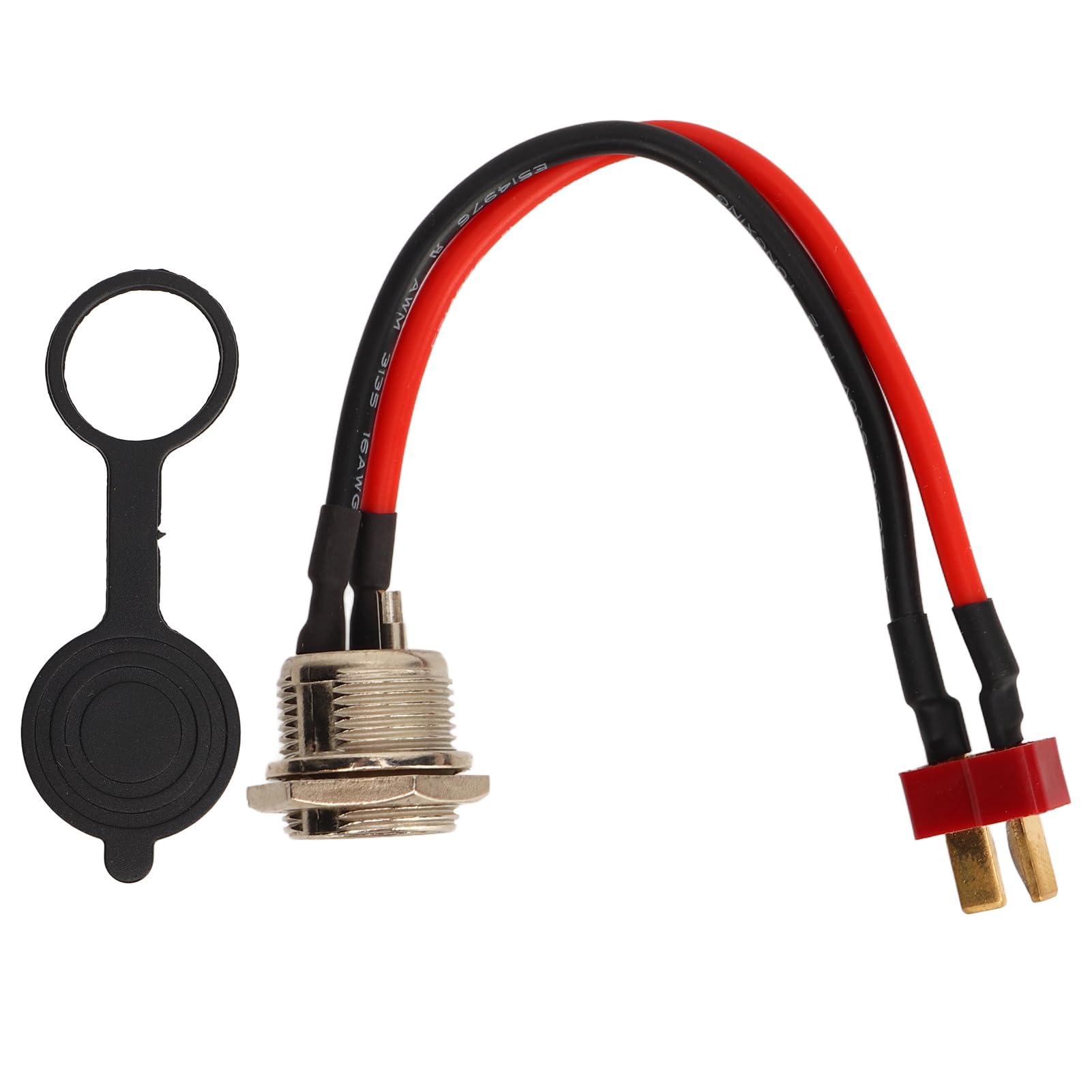 BOROCO Electric Scooter Charger Port Aluminum Alloy Portable E Scooter Charging Ports Charging Connector Parts Riding Charger Accessories for KUGOO M4 Pro