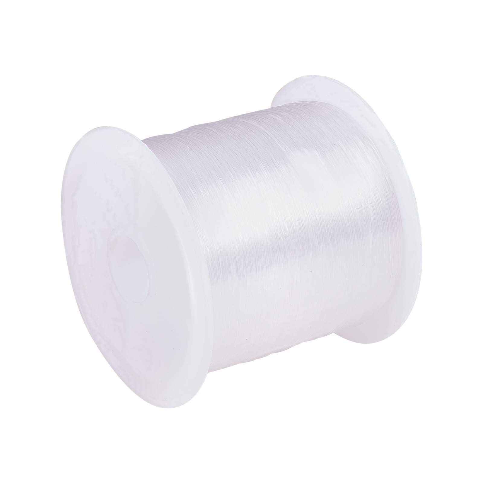 PandaHall 1 Roll Clear Fishing Thread Nylon Wire, about 0.2mm in diameter, about 130m/roll