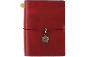 AIGUONIU Genuine Leather TN Travel Notebook Protective Cover Journal Sketchbook Planner Agenda Diary Personal Organizers Note