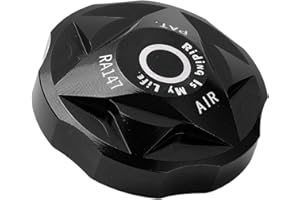 ACOUTO Front Fork Air Chamber Cover Bicycle Suspension Fork Air Gas Valve Cap Aluminium Alloy for Mountain BikeRed Aluminum Cloth The Motorcycle Valve Cowl is Produ