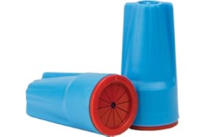 King Innovation 62225 DryConn Outdoor Electrical Wire Connector 20/Bag, Aqua/Red