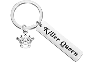 CENWA Killer Queen Keychain Inspirational Gift for Fans