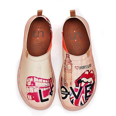 Uin Women S Romantic London Canvas Travel Comfort Slip On Shoe