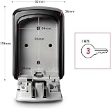 Master Lock Key Safe 5401EURD Wall Mounted Medium Aluminium Weather Resistant view 3