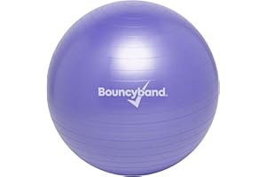 BOUNCY BANDS Bouncyband Balance Ball – Create Flexible Seating to Improve Focus at School, Office, or Home with This No-Roll Weighted Ball