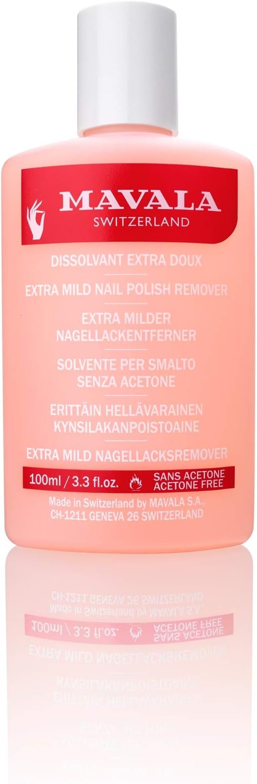 MAVALAExtra Mild Nail Polish Remover, 3.3 Ounce