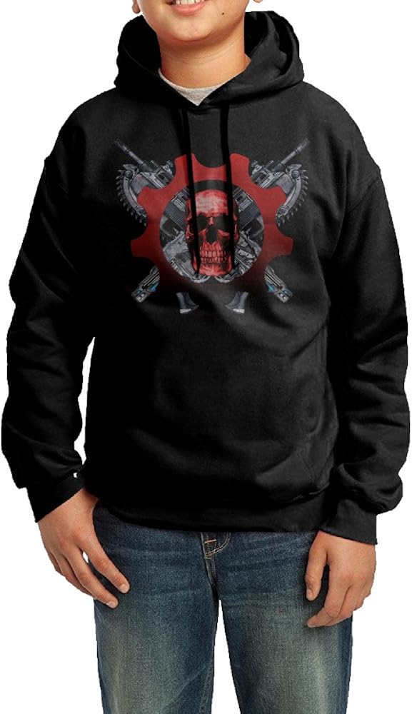 Gears Of War The Lancer Logo Teen Sweatshirt Pullover Hoodie Sports
