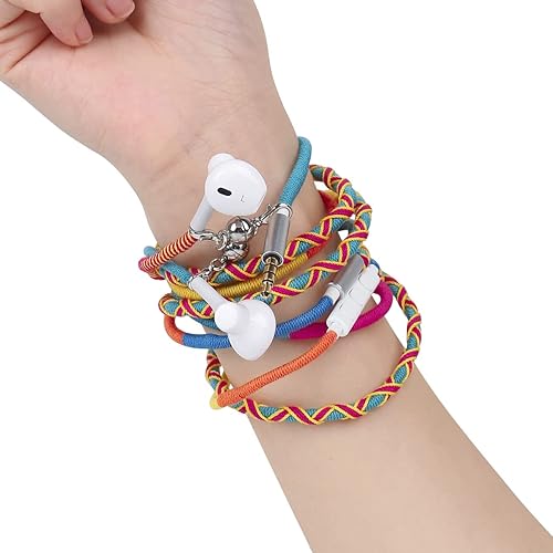 URIZONS Earbuds Bracelet Colorful Braided Earphones Wired - Main Image