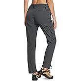 MOURCE Womens Hiking Pants Lightweight - Quick Dry Water Resistant Cargo Pants Women with 7 Pockets & Adjustable Ankle Cuffs