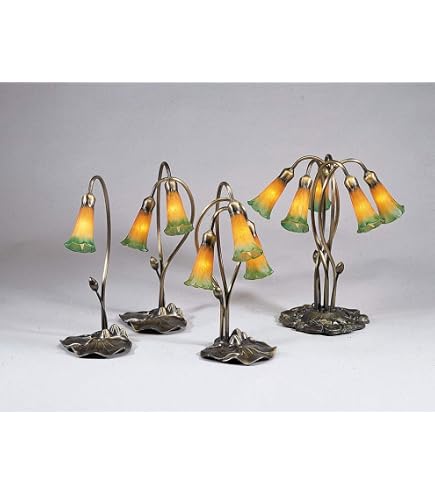 Meyda Tiffany 12939 Pond Lily 2 Light Accent Lamp, 16