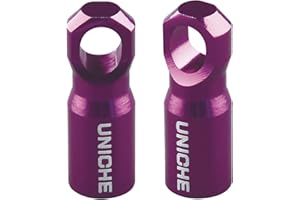 UNICHE Bike Presta Valve Cap with Valve Core Removing Function, Fits Presta French Valves on MTB, Road Bikes, Gravel Bikes (Purple)