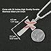 HZMAN Baseball Cross Pendant, I CAN DO ALL THINGS STRENGTH Bible Verse Stainless Steel Necklace (Silver)
