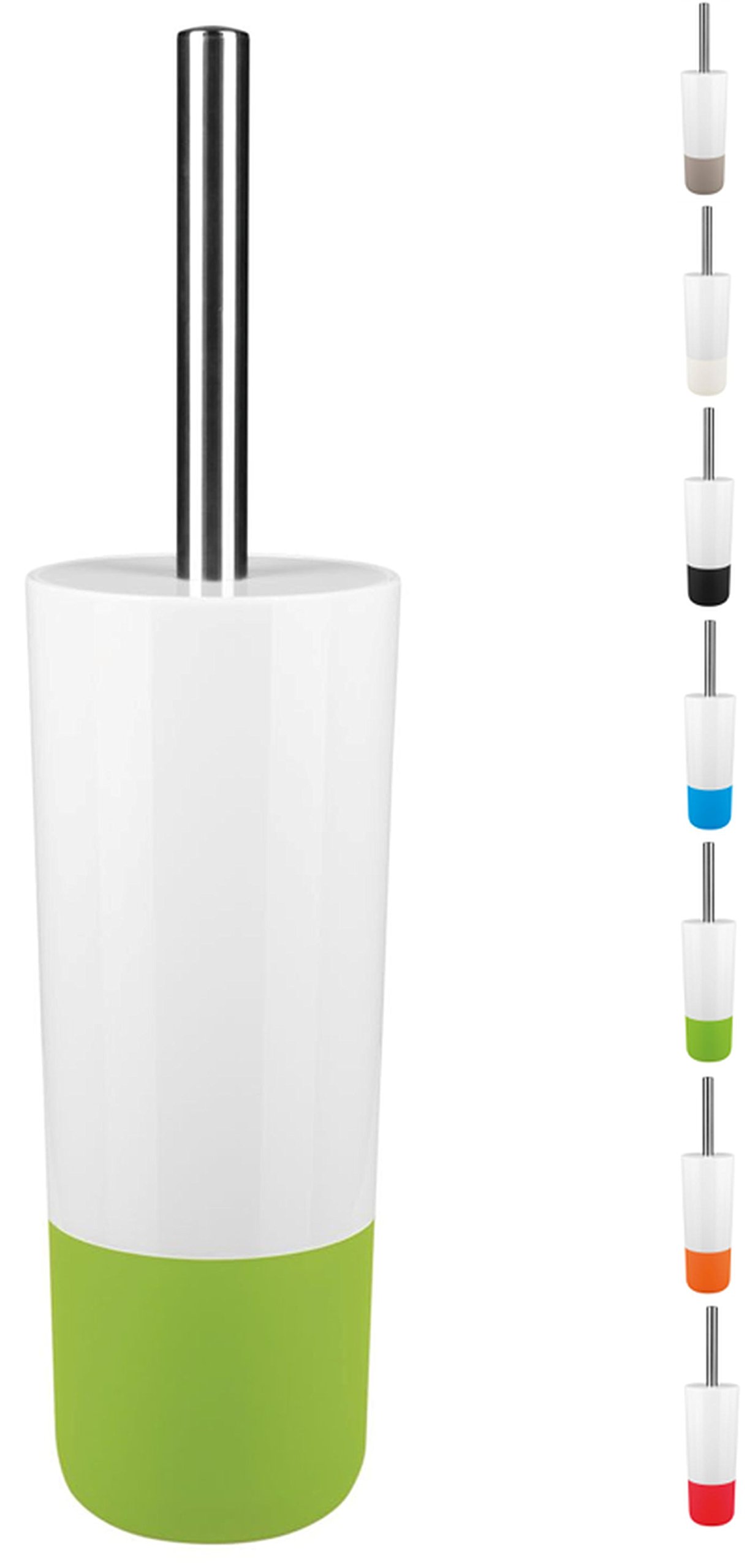 Spirella Moji Toilet Brush, Plastic, White/Kiwi