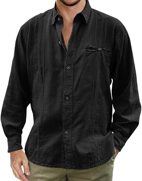 guayabera hombre amazon