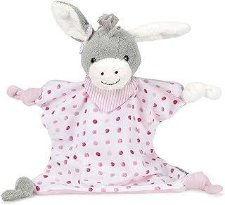 Sterntaler Schmusetuch Emmi Girl, Alter: Für Babys ab dem 1. Monat, Größe: 30 cm, Farbe: Grau/Pink