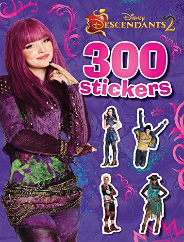 DESCENDANTS - 300 Stickers Paperback – Illustrated, 4 Oct. 2017