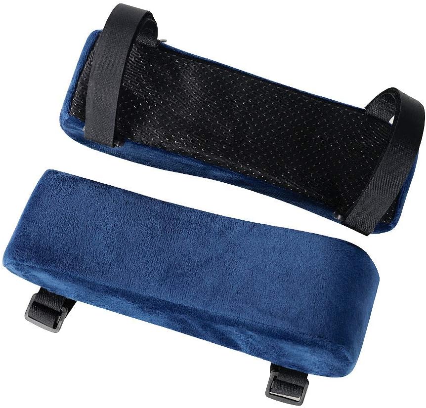 Office Chair Armrest Pads Covers with Memory Foam Elbow