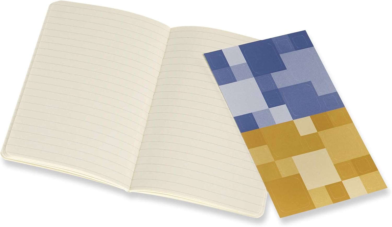 Moleskine Volant Journal, Set of 2 Notebooks With Detachable Ruled Pages, Soft Cover, Blue and Amber, Pocket Format 9 x 14 cm - Image 5