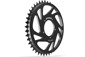 Varstrom Chainring for BAFANG Mid Motor - 36T 42T Offset Sprocket for BBS02B BBS01B Mid Drive Kit, Chain Ring for Electric Bi