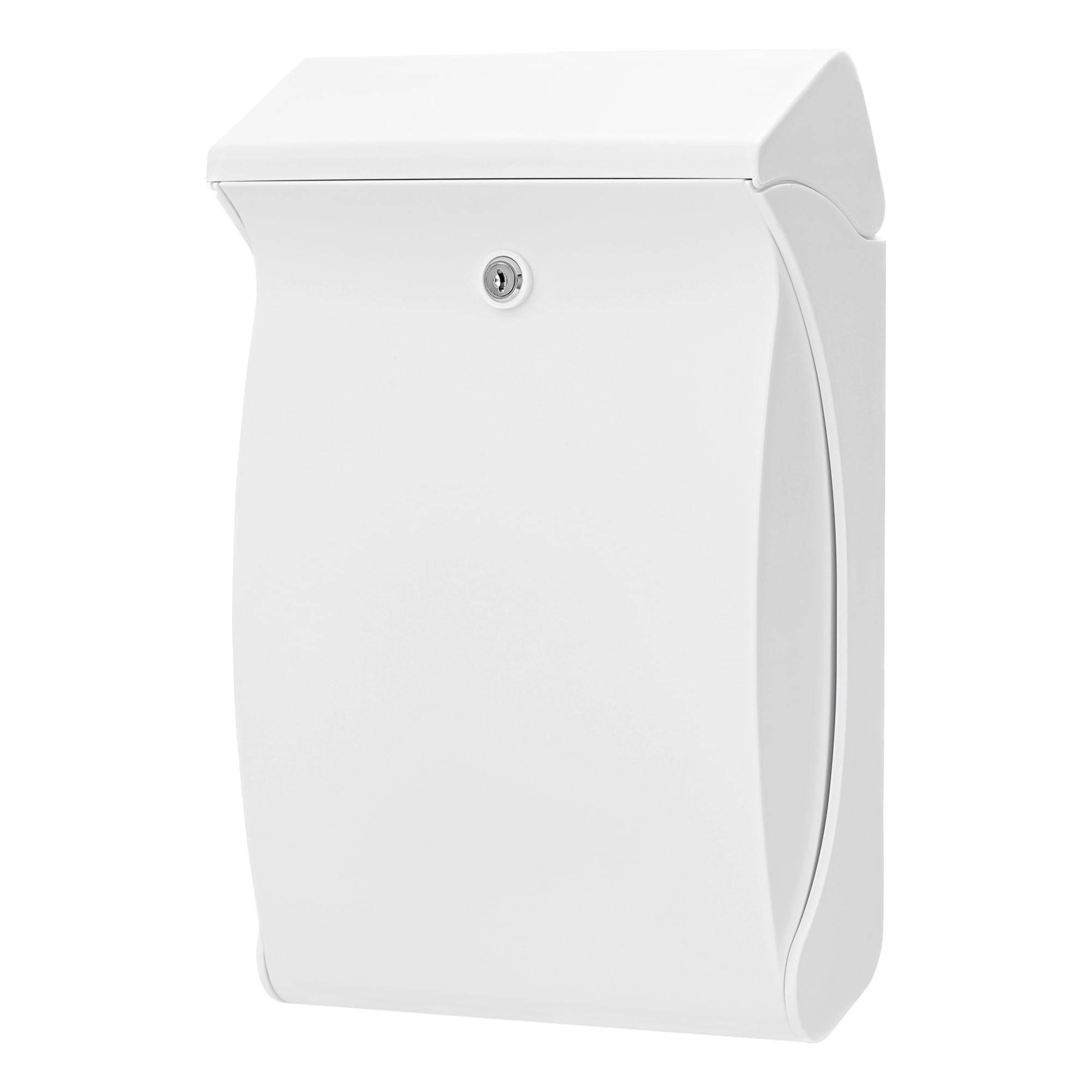 Burg-Wächter Swing 4905 W High-Quality Plastic Letterbox, White
