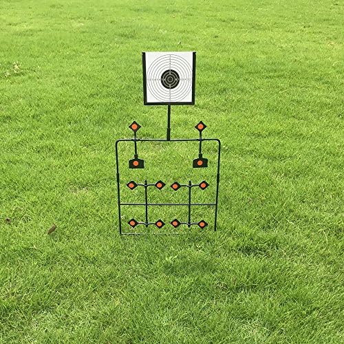 Senior air gun spinner target with 12 target plates and comes with 20 pcs paper target