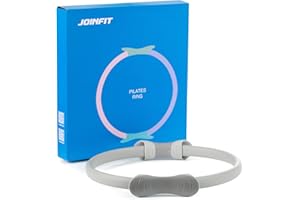 JOINFIT Pilates Ring Circle, Magic Circle Pilates Ring, 15 Inch Yoga Ring Thigh Workout, Pilates Equipment for Home Workouts Fitness Circle for Women, Inner Thigh Exercise Equipment