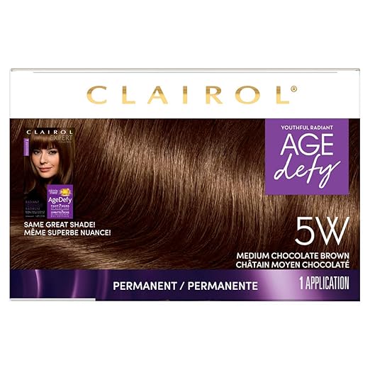 Clairol Age Defy Hair Coloring Tools 5w Medium Chocolate Brown