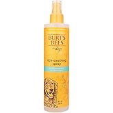 Burt's Bees for Pets Anti-Itch Dog Spray, Honeysuckle &amp; Aloe, 10 Fl Oz | Unscented pump bottle, pH balanced, over 99% natural origin, no sulfates, fragrances or colorants, cruelty free, USA made