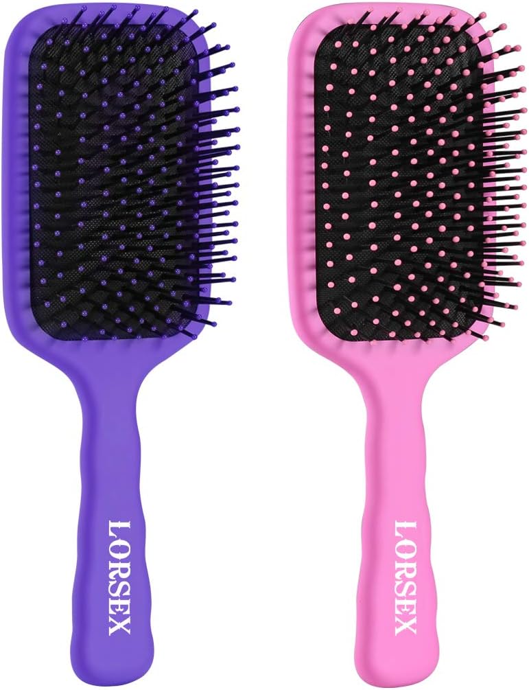 LORSEX 2 Pack Hair Brush