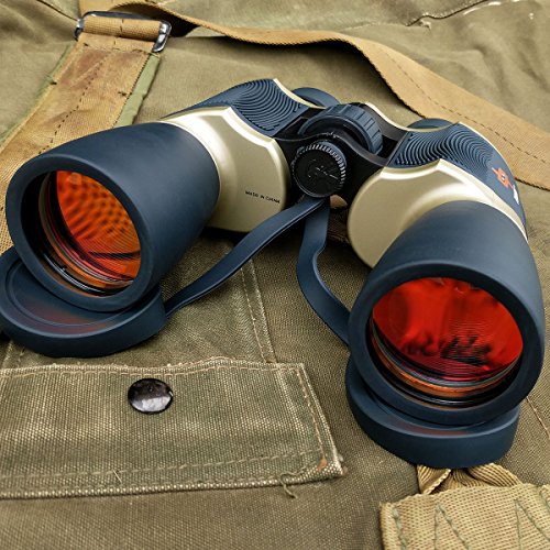PERRINI Day Night 20x60 Outdoor Bronze Binoculars With Pouch by with Holt Multi Tool Key Chain