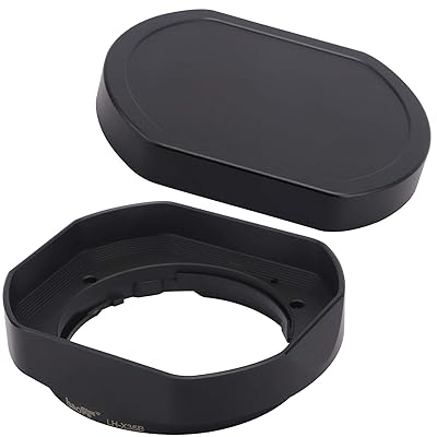Buy Haoge Lh X35b Metal Square Bayonet Lens Hood For Fujinon Xf35mmf2 R Wr Xf23mmf2 R Wr Xc 35mm F2 Xc35mmf2 Fuji 35mm F2 Hood 23mm F2 Lense Hood With Metal Front Cap