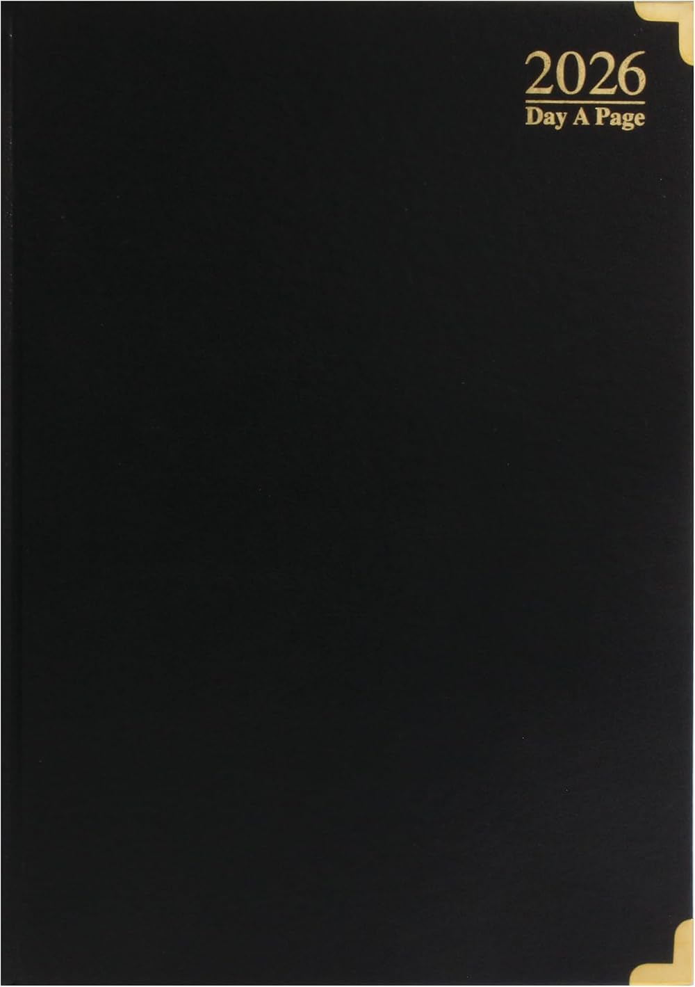 ZYBUX A4-2026 Diary Day a Page with Half Page Sat Sun Black