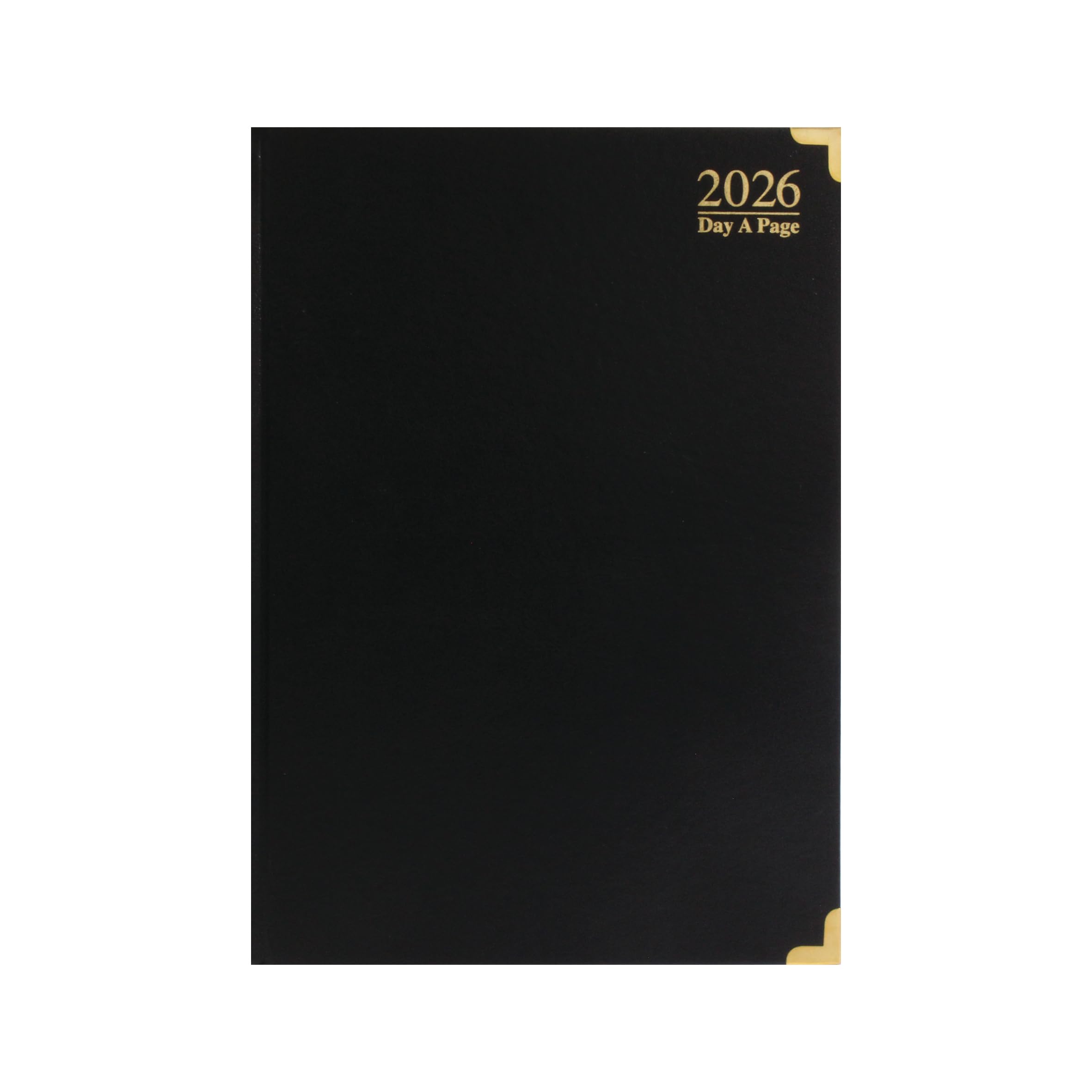 ZYBUX - A4-2026 Diary Day a Page with Half Page Saturday and Sunday (Black)