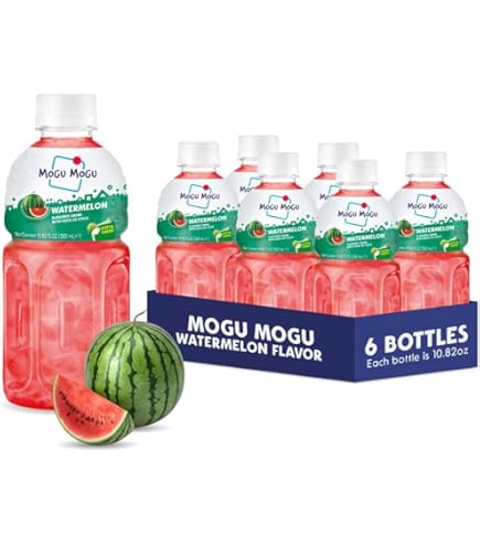 Amazon.com : Mogu Mogu Lychee Juice Drink (6 Bottles) with Limited