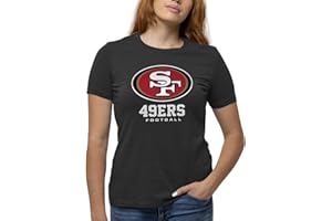 Team Fan Apparel Women's NFL Ultimate Fan Logo Short Sleeve T-Shirt - 100% Cotton - Officially Licensed - Tagless Tee