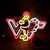 MOERBENCHI University Neon Sign for Wall Decor, USB Powered University Bird LED Neon Lights for Bedroom Dorm Club Man Cave Dimmable College Sports Signs Gifts for College Students Teens