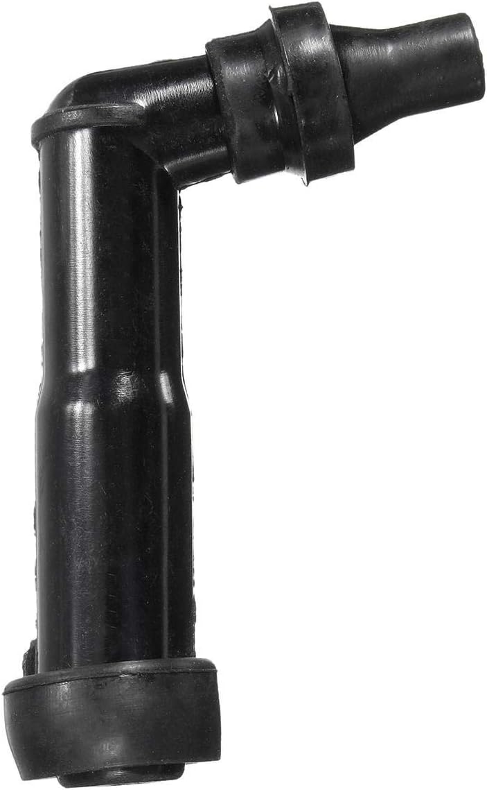 Motorbikes Accessories, Motorcycle Spark Plug Cap Resistor Cover (Black) 102º XD05F-R (8768) 10 12mm Carburetor
