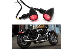 DREAMIZER LED Turn Signals Front Rear 15 LED Motorcycle Lights Super Bright Bulbs Compatible With Harley Honda Yamaha Suzuki and More