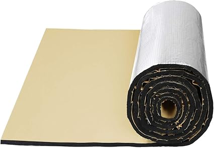 Sourcing Map 60x100cm Aislante Termico Adhesivo Aislante Acustico Forro Papel De Aluminio Insonorizacion Coche Ruido Amazon Es Coche Y Moto