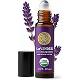 Silk Road Organic Lavender Essential Oil Calming Roll-On, USDA Certified | Designed for Rest &amp; Restoration &ndash; Stress Relief, Relaxation &amp; Sleep, Emotional Balance, Soften &amp; Soothe Skin.