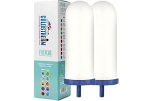 Coldstream FTO+ Water Filter Cartridge (2 Pack) - Dependable Gravity Water Filter for Easy Installation as a Berkey Water Fil