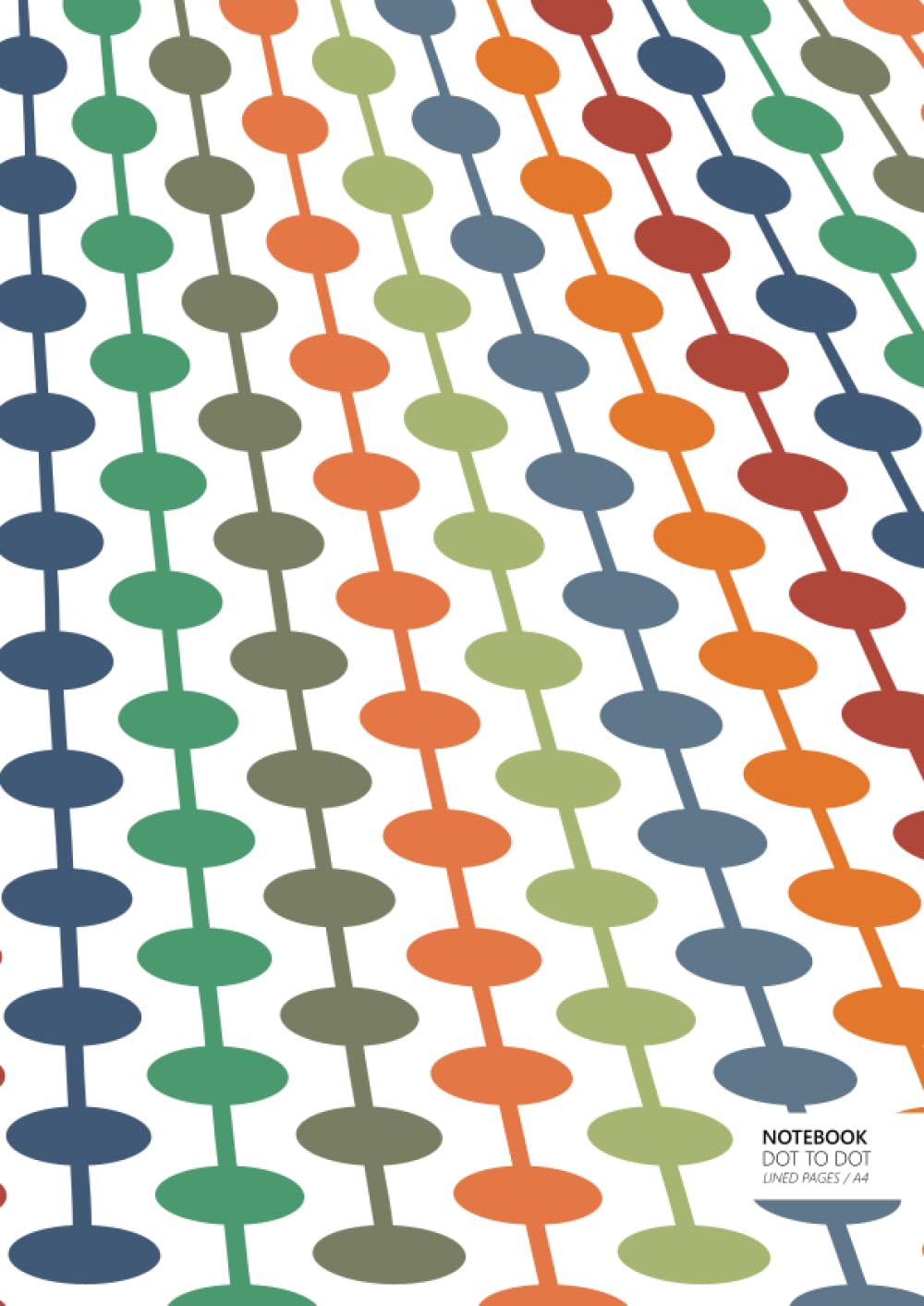 Dot To Dot Notebook - A4: (Autumn Edition) Fun notebook 192 lined pages (A4 / 8.27x11.69 inches / 21x29.7cm)
